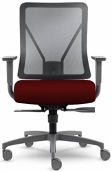 Allseating Levo Task Chair with T2 Arms and Synchro Tilt Controls with ...